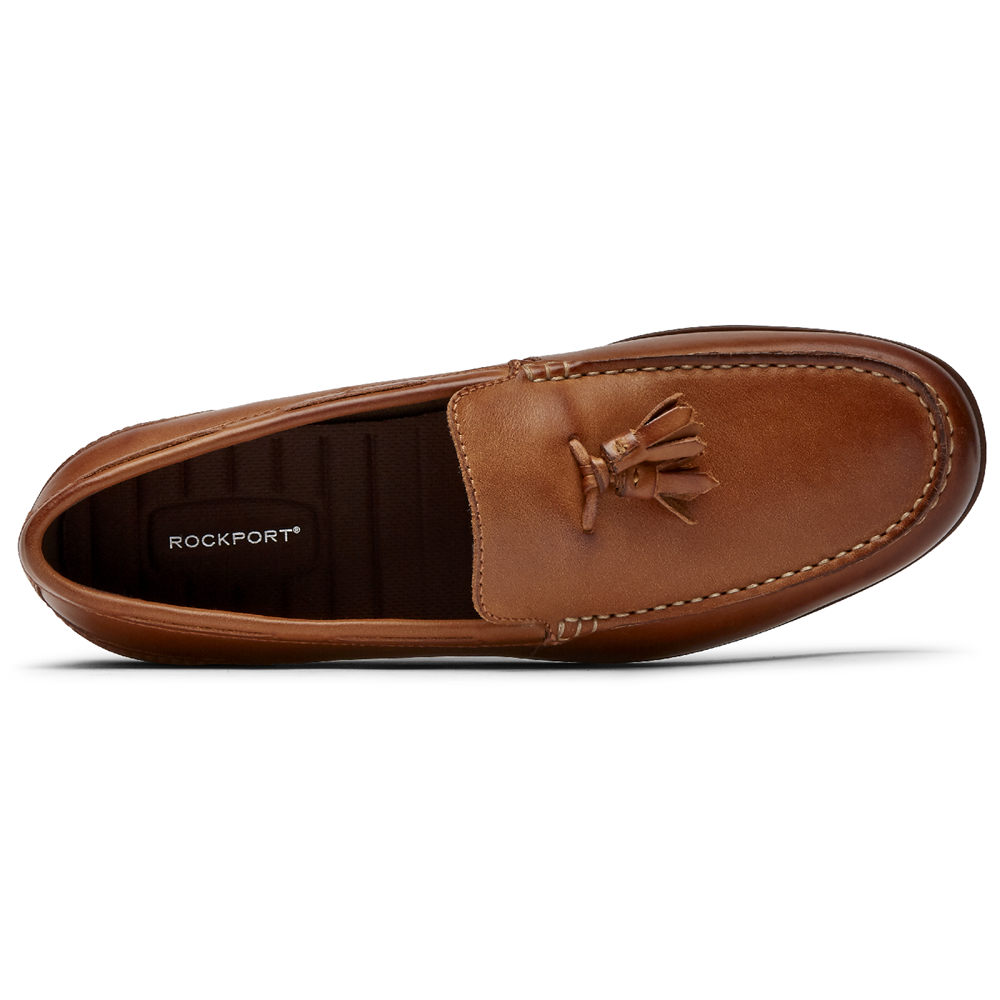 Mocassins Rockport Homem Marrom - Malcom Tassel - 24179DJOZ